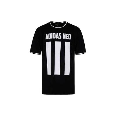 Neo Casual Sports Crew Neck T-Shirt Men Tops Black CV6874