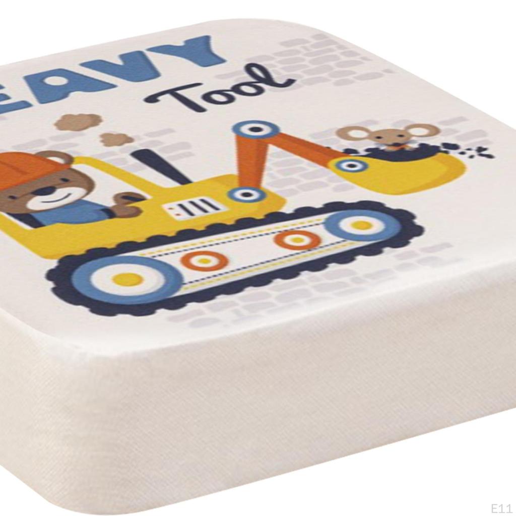 Booster Cushion for Kitchen Chairs, Designed Boys and Girls with Straps