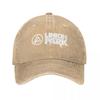 Gorras de Béisbol Linkins Meteora Minutes To Midnight para Hombres y Mujeres Parques Caza Sombrero Lavado Desgastado Vintage para Exteriores Golf Snapback