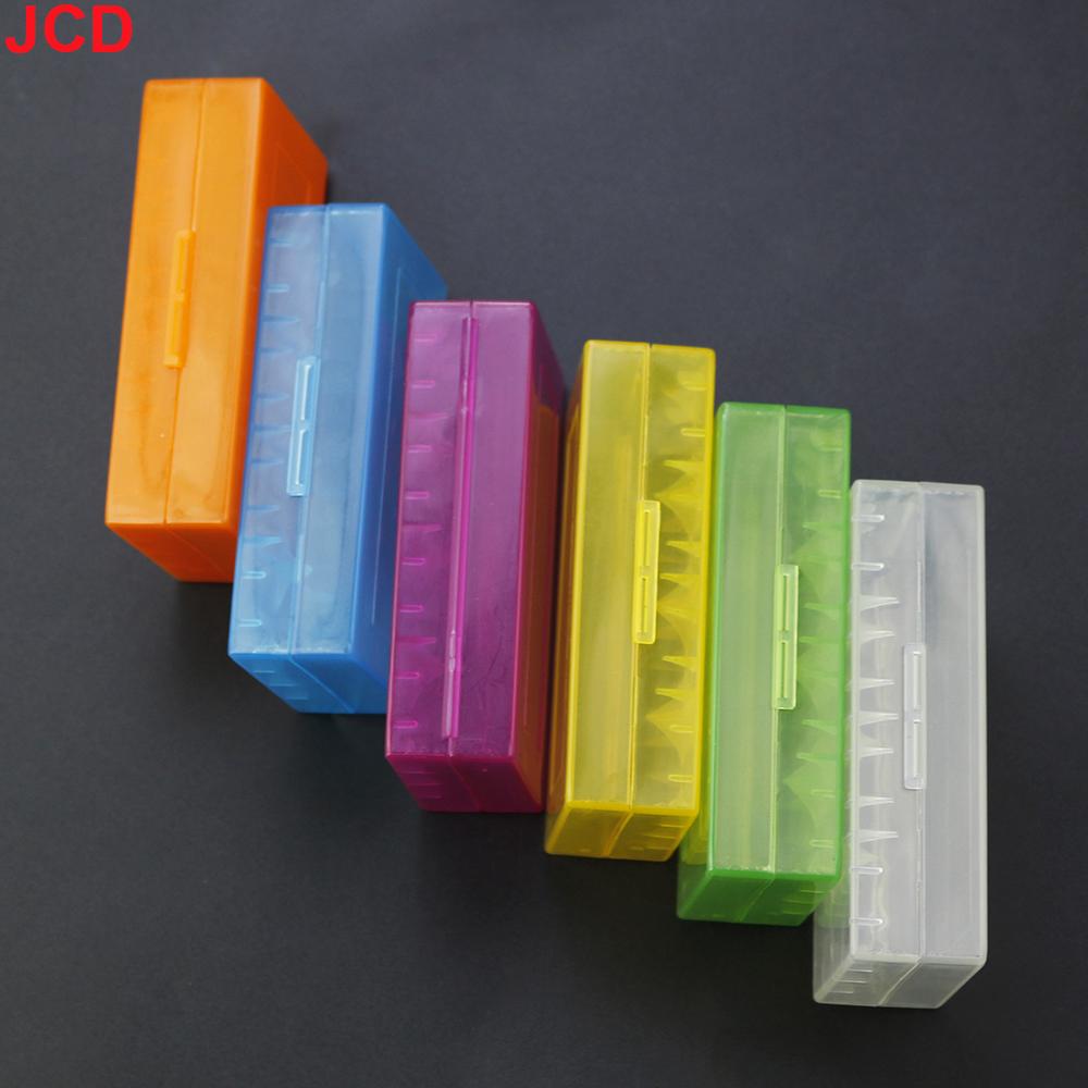 5pcs 18650 Battery Storage Box Hard Case Holder For 2x 18650 2x AA Rechargeable Battery Power Bank Plastic Organizer Case Box