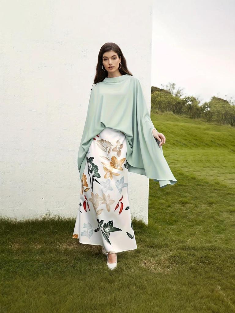 2025 European Printed Fishtail Bodycon Skirt: Versatile, Slimming, and Stylish for Women