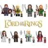 Children's Toy Lord Of The Rings Elf King Building Blocks Abs Plastic Small Particle 4.5 Cm Height