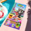 Asciugamano T-Talking Tom & Friends in Microfibra, Asciugatura Rapida, Senza Sabbia, Fibra Ultrafine, Super Morbido.