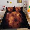 Universe Planet Series Polyester Quilt Cover Pillowcase Two or Three Piece Set Digital Printing