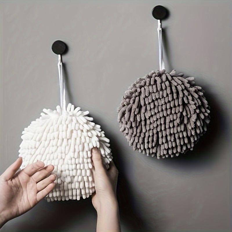 1 Pc Ultra-Absorbent Microfiber Hand Towel - Quick-Dry, Lint-Free, Soft Plush - Ideal for Kitchen & Bathroom
