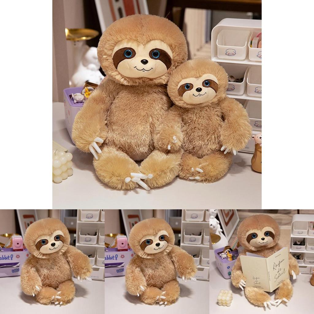 Adorable Sloth Plush Toy Cuddly Stuffed Animal Hugging Pillow For Kids Gift