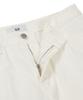WEST GRAND BOULEVARD Semi-Wide Raw Denim Pants Cream
