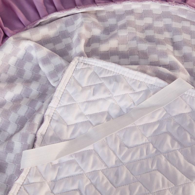 Зимняя утолщенная теплая стеганая юбка из кораллового флиса — фото 4