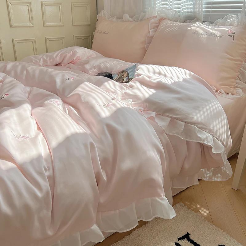 Letnia kołdra 1 szt. Chłodny koc Nowy żakardowy koronkowy Edycja koreańska Letnia klimatyzowana Można prać w pralce Gospodarstwo domowe Prezent dla mamy