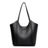 Elegant Women's Handbag Quality Leather Top-Handle Bag Ladies Solid Color Shoulder Crossbody Bag Casual Tote Purse Messenger Sac