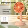 Personal Handheld Fan with Detachable Base 3 Speeds USB Rechargeable Small Desktop Fan Adjustable 90 Degree Tilt Mini Fan for Travel Indoor Outdoor