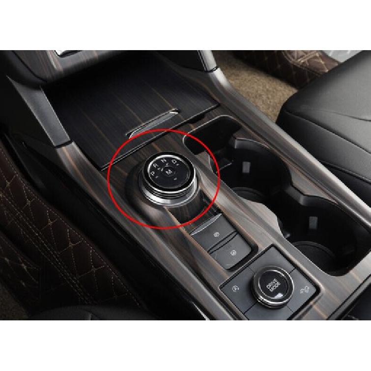 1X For Ford Explorer - Aluminum Black Console Gear Shift Knob Cover Ring