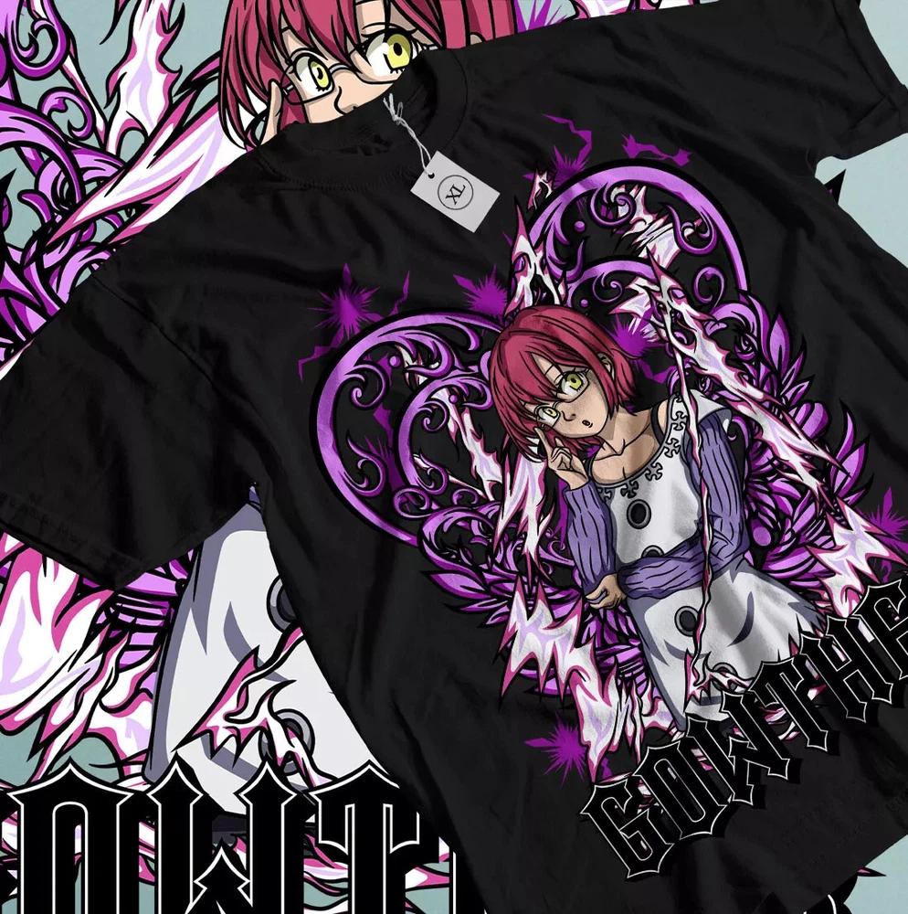 Gowther Seven Deadly Sins Tshirt Seven Deadl Shirt Meliodas Ban TShirt Black S