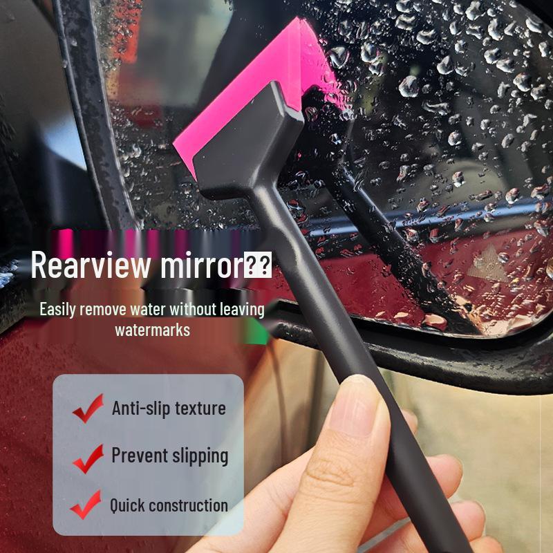 Non-slip TPU Rubber Car Window Scraper - Mini Triangle Design