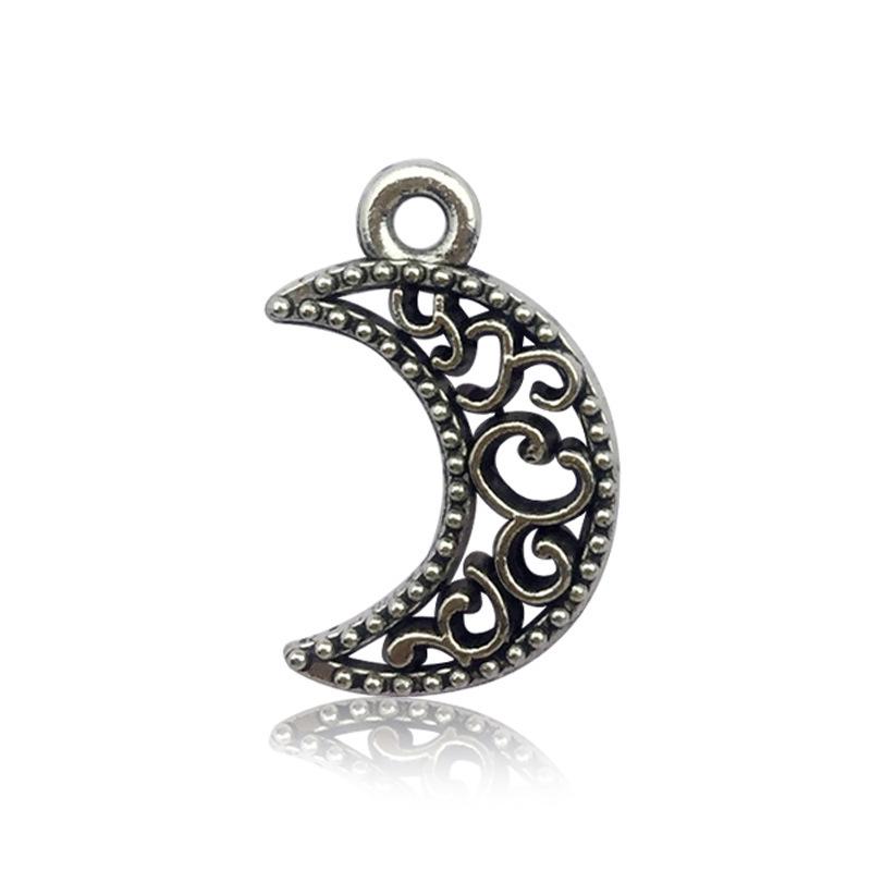 

Retro Alloy Sun Moon Star Pendant Charm - Tibetan Silver Jewelry Accessory for DIY Necklace/Bracelet