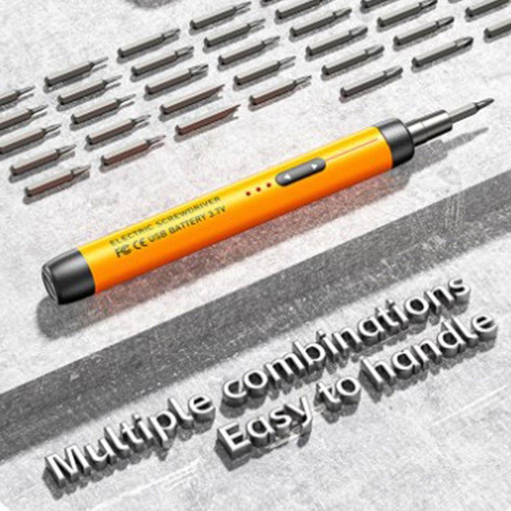 Magnetisches elektrisches Schraubendreher-Set 46 in 1 Elektrisches Reparaturwerkzeugset für PC, Telefon, Laptop