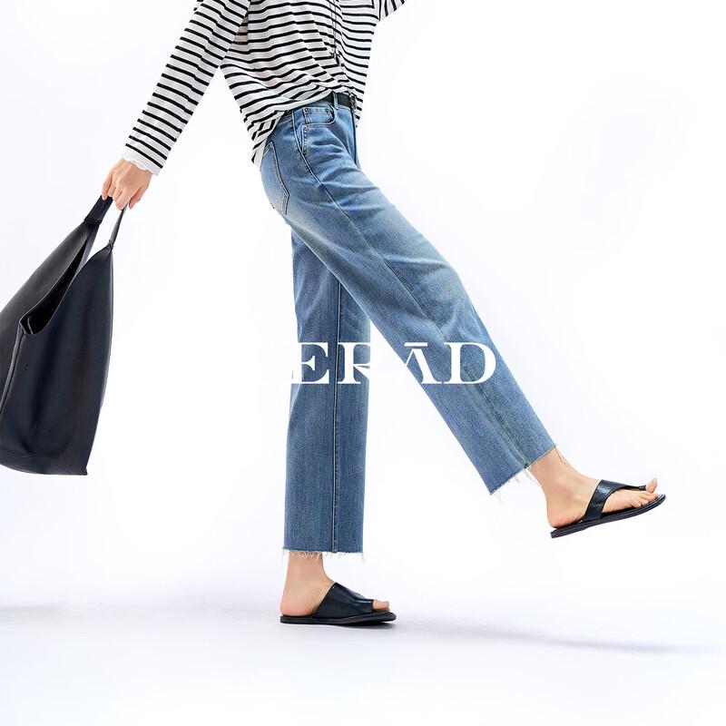 YERAD Women s High-Stretch Straight-Leg Cropped Jeans 30