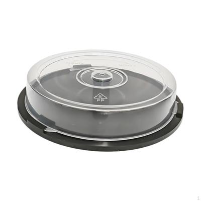 Pusty Pojemnik na Płyty CD Stojak na DVD na 10 Płyt Organizacja Układany w Stos Dom Podróż Płyta
