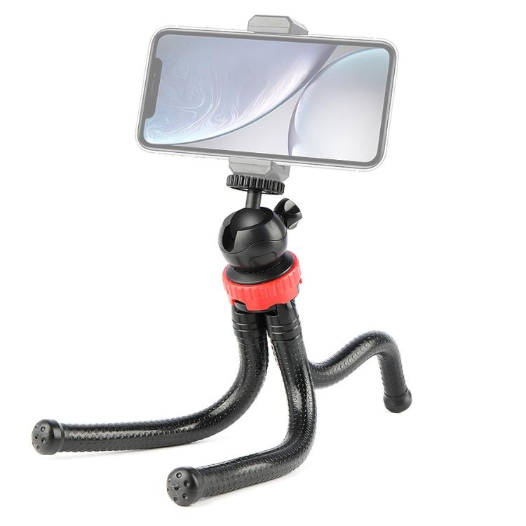 MZ305 Mini Octopus Flexible Tripod Holder with Ball Head for SLR Cameras, DJI / Insta360 / GoPro and Other Action Camera, Cellphone, Size:30cmx5cm
