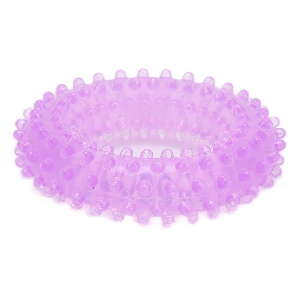 Finger Strengthener Annular Design Protruding Dot Design Good Elasticity Rehabilitation Grip for   Home