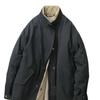 Men's Mid-Length Winter Retro Stand Collar Cotton Coat