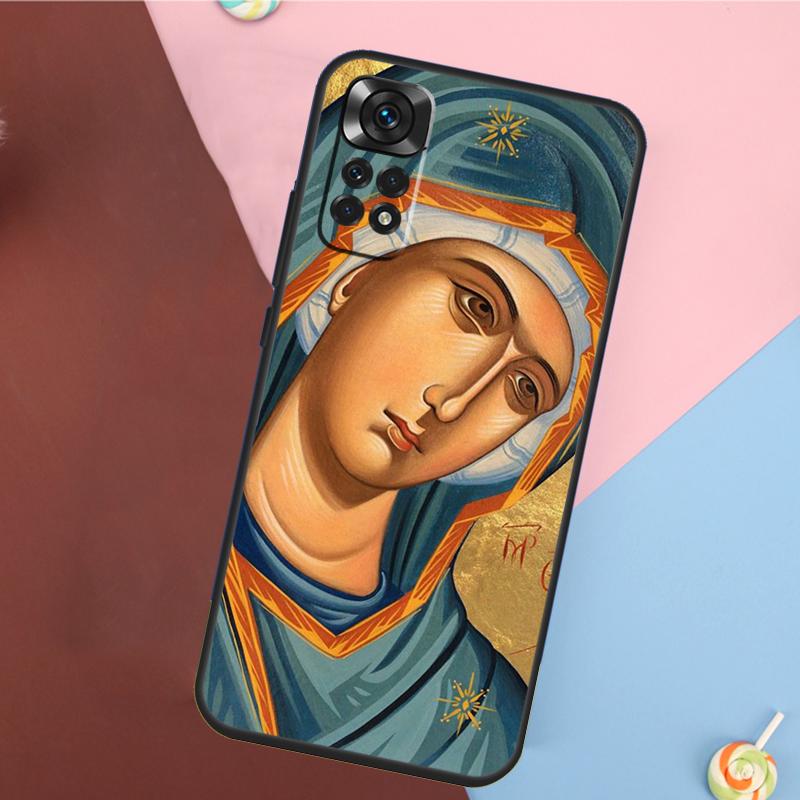 

Virgin Mary Cover For Xiaomi Redmi Note 14 13 12 9 10 11 Pro 9S 10S 11S 12S Redmi 14C 10C 12C 13C Case Redmi 14C