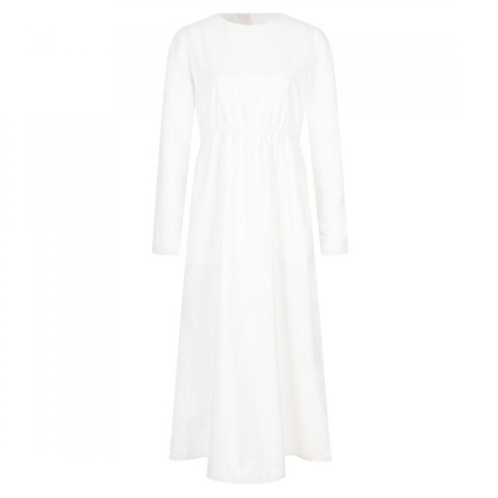 Shop Women S GAthering Outing A Line flAre Long dreSS Ivory nAru Wdr 20354