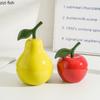 Apple Pear Ornament Ceramic Simulation Fruit Statue Sculpture Artwork Birthday Gift Home Decoration Crafts Miniatures Figurines