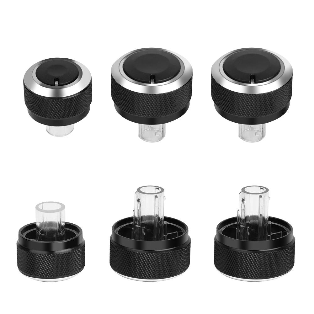 3 Pcs Air Condition Heat Control Switch Knob Ac Knob For Vw Passat B6 Jetta Bora Golf Mk5 Interior Replacement Parts