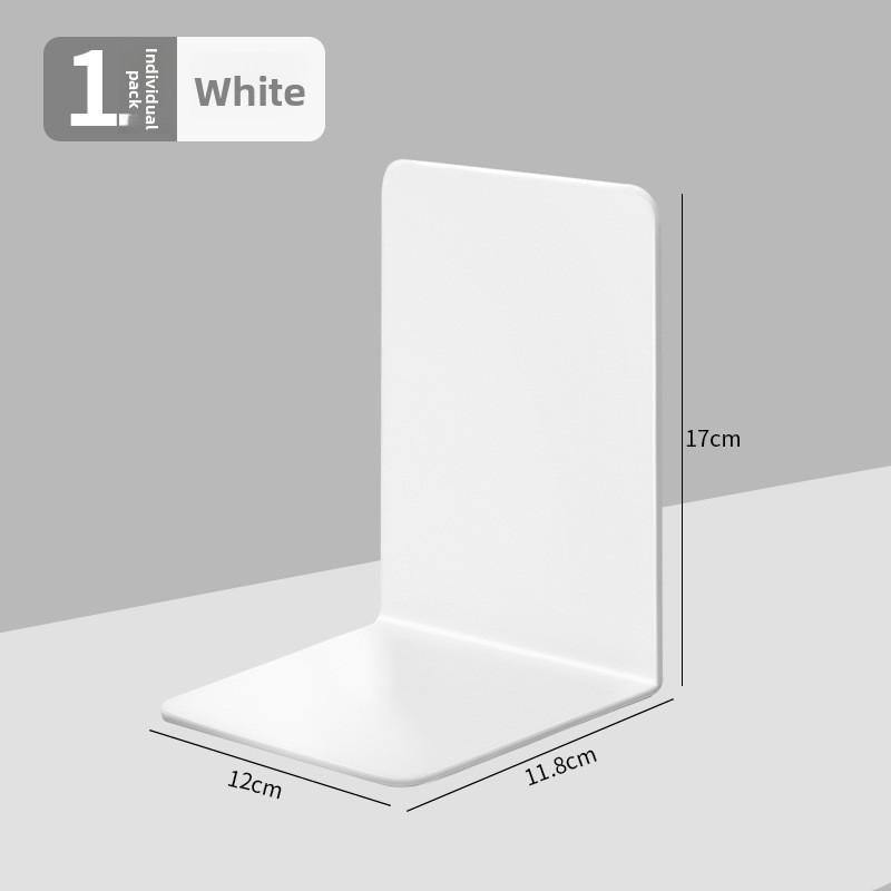 1pcs Simple Ins Wind Book Stand L-shaped Desktop Stand Student Book Block Large Thickened Storage Rack Stationery
