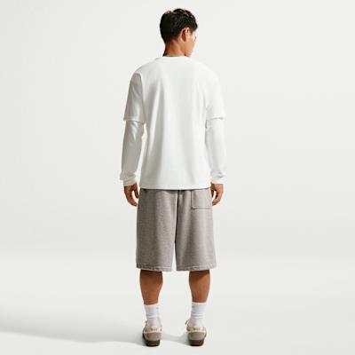 Nike T Shirts Men's White/Green Crew Neck