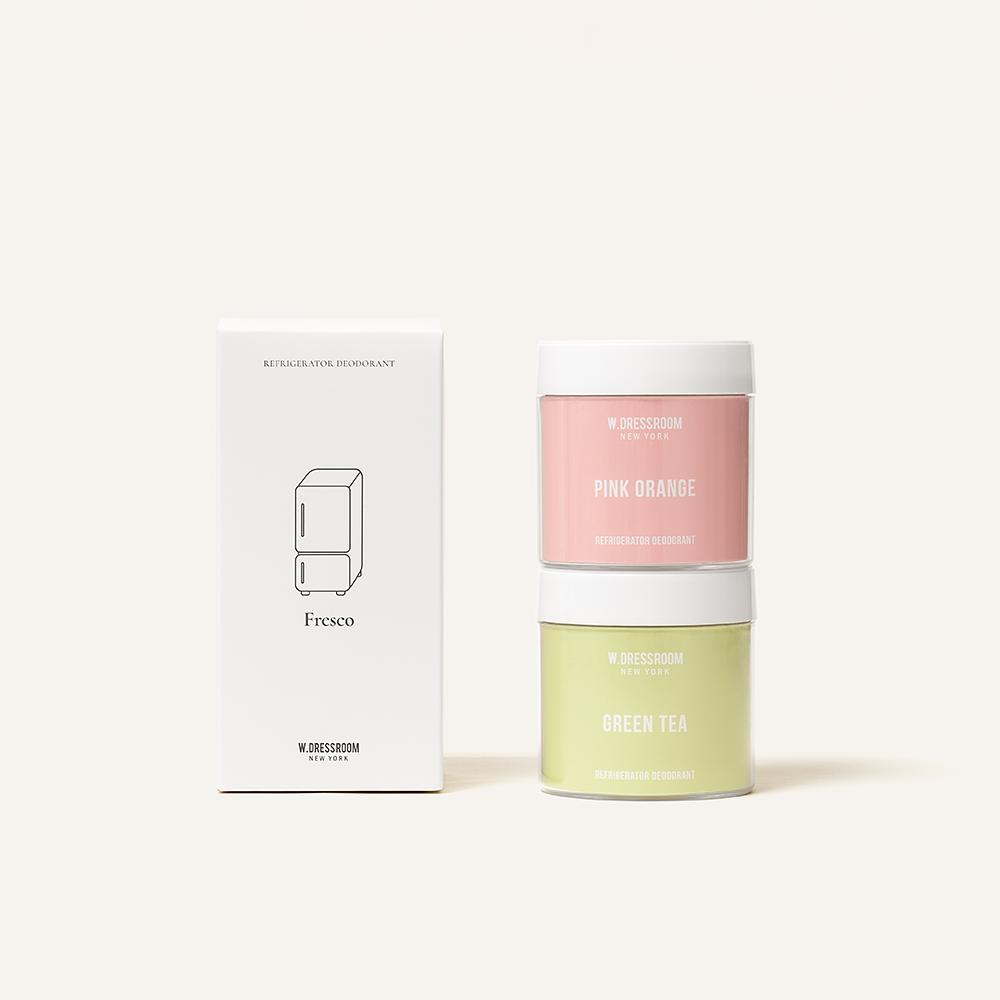 [2-Pack] Refrigerator Deodorizer 120g Pink Orange