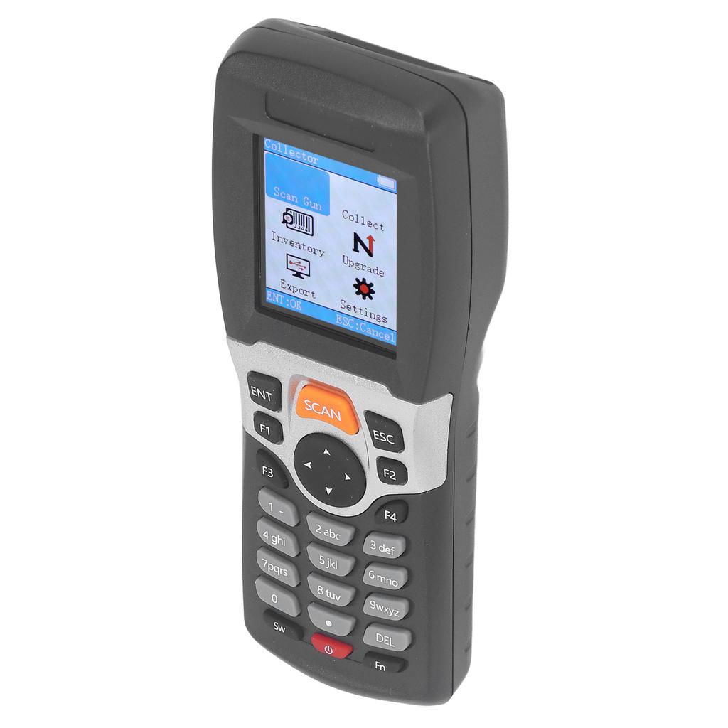 Wireless Barcode Scanner 1D 2.4GHZ 2.2 Inch Color Screen Portable Inventory Scanner