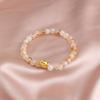 Bracelet Huang Asai Yuanbao Duobao Crystal Bracelet Dopamine Fashion Versatile Design Live Broadcast Explosion Douyin