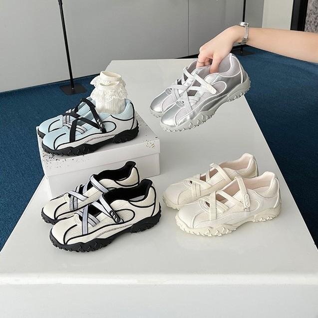 [Lazy Outdoor Shoes~ Easy To Wear and Take Off] Ballet Sandals Women's 2025 Summer Breathable Mary Jane Sports and Leisure Shoes