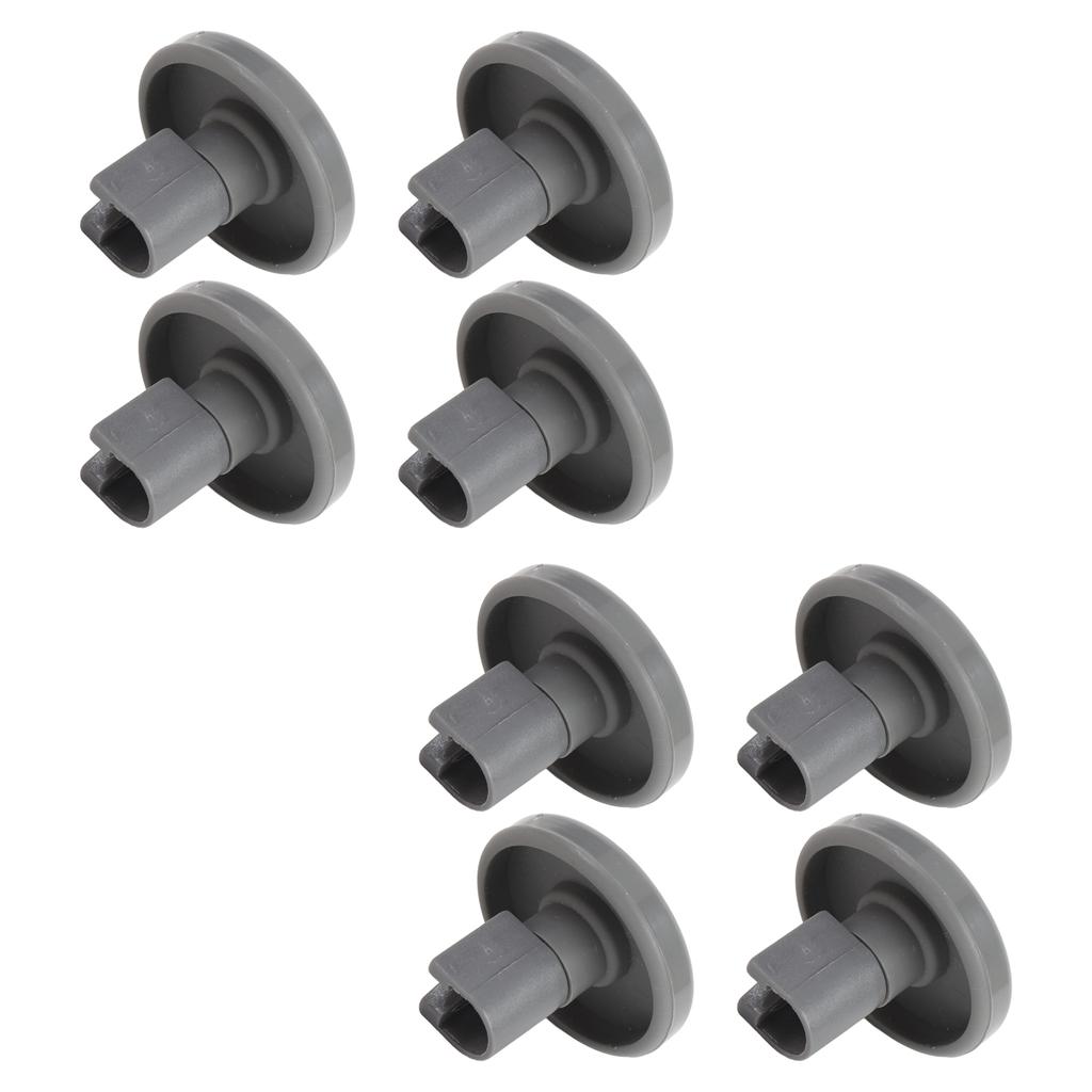 8PCS Dishwasher Rack Wheel ABS High Strength Dishwasher Lower Dish Rack Wheel Replacement