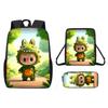 Cartoon Anime Shoulder Bag Pencil Case School Backpack For Children