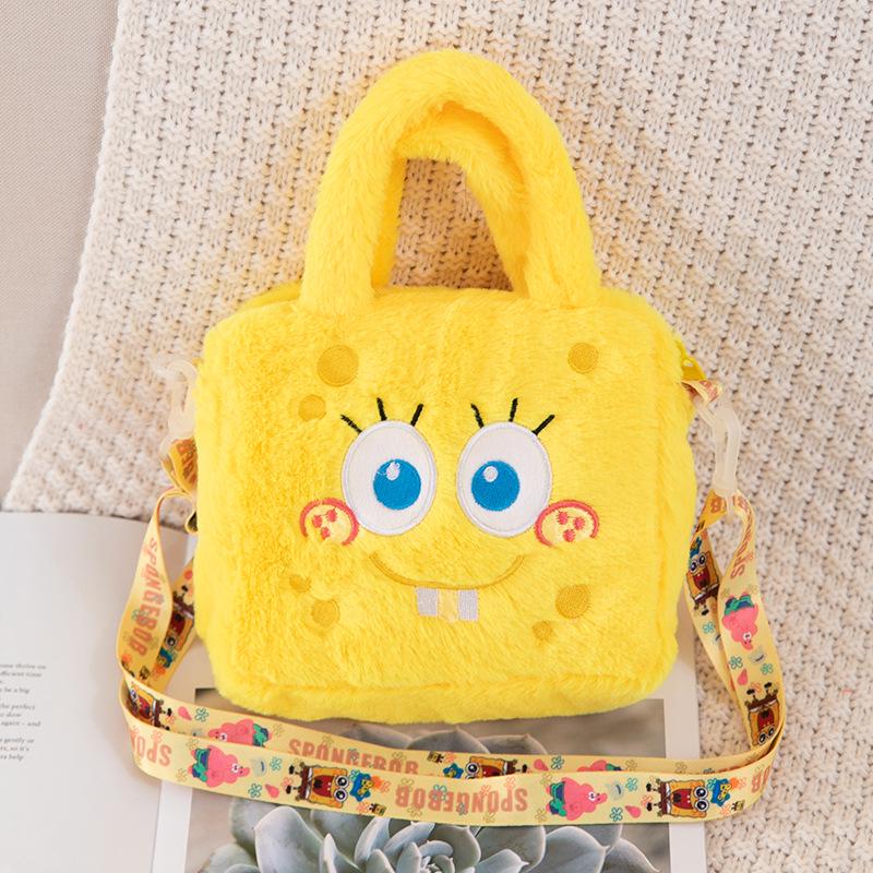 Women's Plush Cartoon Shoulder Bag - Large Capacity, Cute & Versatile Handbag for Commuting