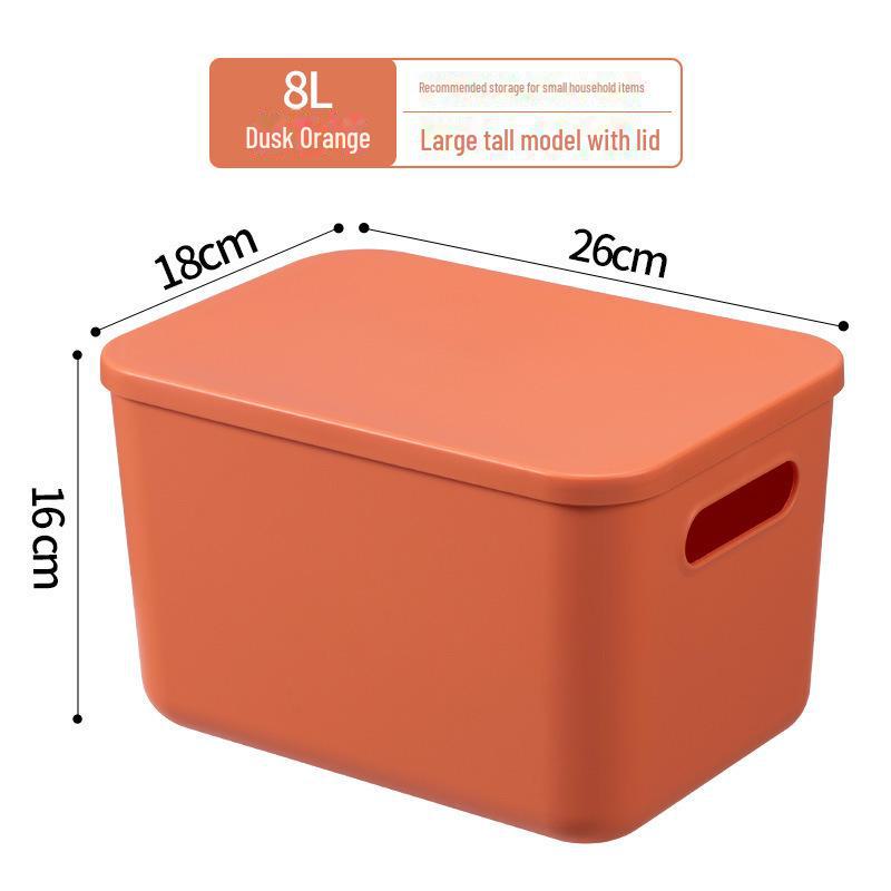 Large Plastic Storage Box for Clothing and Sundries - Ideal for Dorm or Home