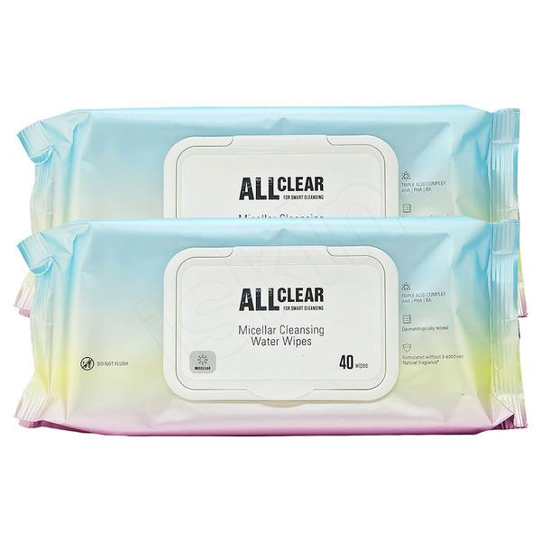 

1+1 THEFACESHOP All Clear Micellar Cleansing Water Tissue (40 sheets)