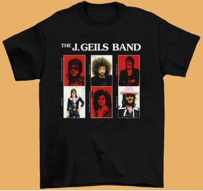 Der J. Geils Bandmitglied Kurzarm Schwarz Alle Größen T-Shirt