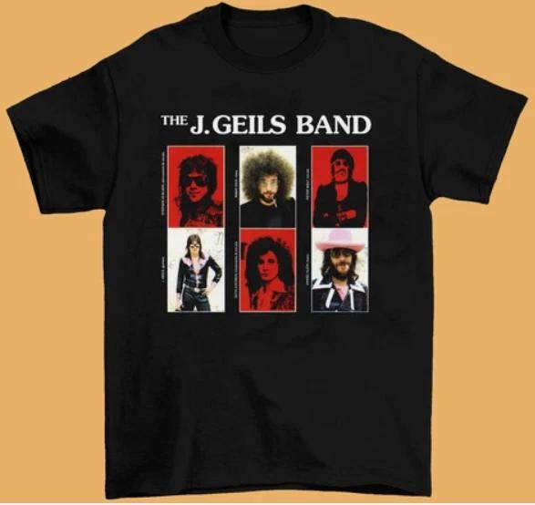 The J. Geils Band Member Short Sleeve Black All Size T-Shirt 2XL