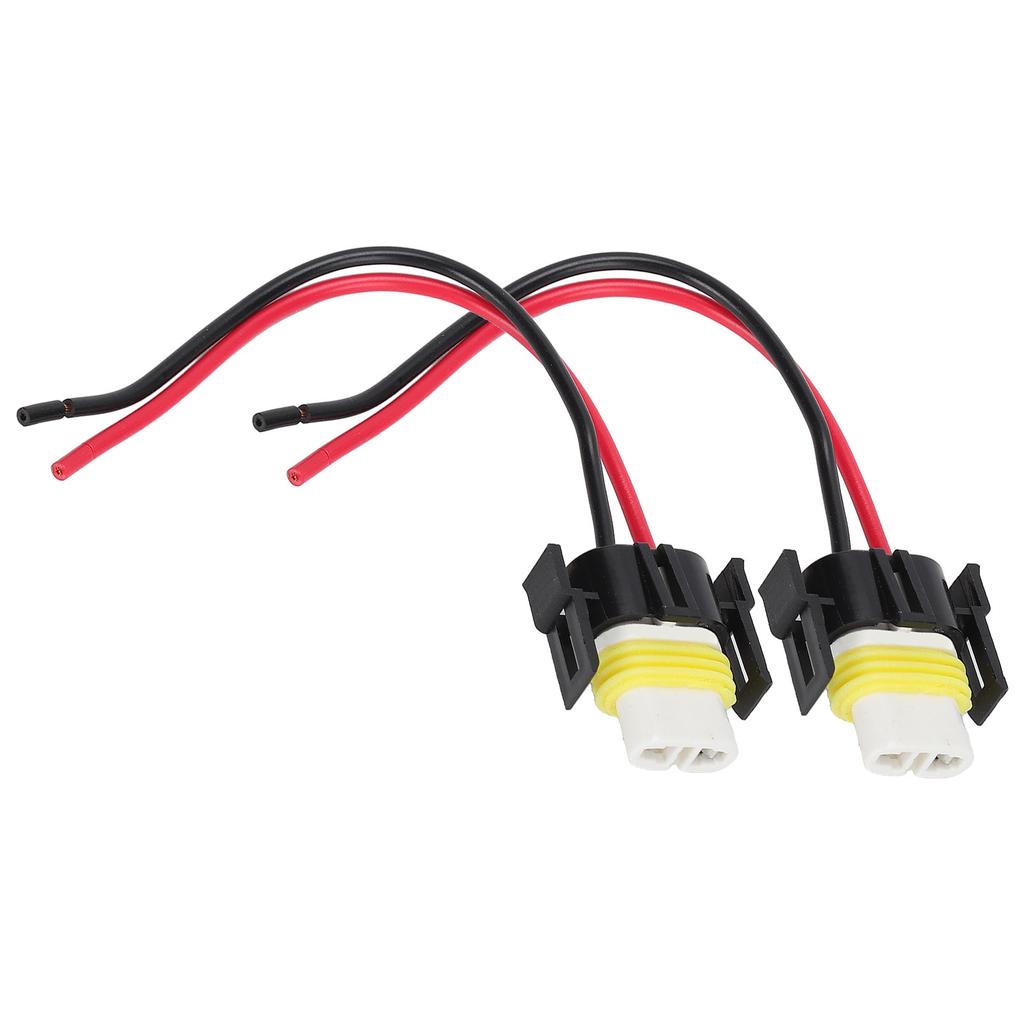 2stk H11 keramisk hunnkontakt 2 pins 2 hulls ledningsnettutskifting 1mm 1224V