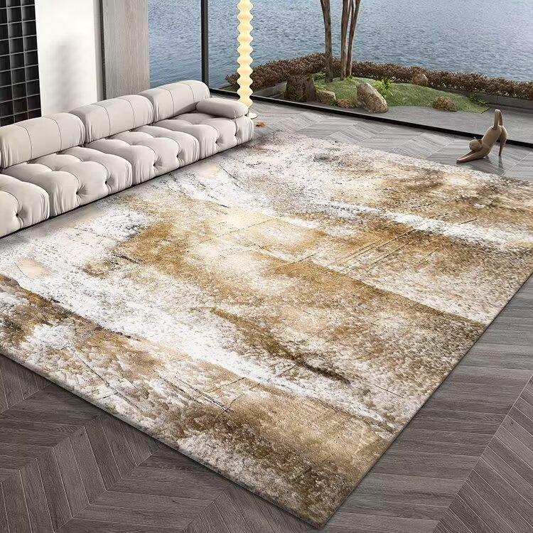 Modern Carpet for Living Room Abstract Large Area Plush Rugs Bedroom Decor Bedside Carpet Washable Non-slip Floor Mat Lounge Rug
