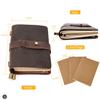 ROTERDON System Genuine Leather Passport Leather Memo PVC Bag 6 3 Sizes To Choose Passport Clasp Type Organizer, Notebook, Journal, Diary, Handmade,