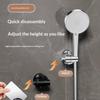 No Drill Suction Cup Shower Head Holder Adjustable Wall Mounted Shower Bracket Universal Bathroom Shower Base Accessories