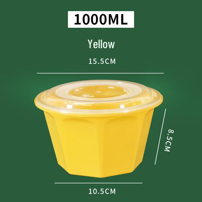 Disposable Microwaveable Round Plastic Takeaway Bowls