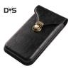Mobile Phone Belt Bag Cellphone Holster for Blet Smooth Faux Leather Snap Closure Solid Color Regular Fit Portable Men Belt Pouch
