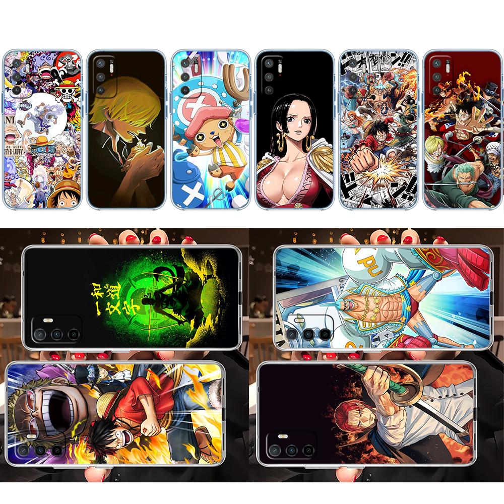 Anime One Piece Soft Shell Transparent Phone Case for Motorola Moto Edge 20 30 40 50 S30 Fusion Ultra Pro Neo Lite + G200 G23