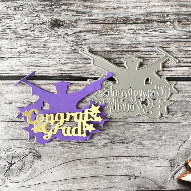 Graduation Metal Cutting Dies Scrapbooking Card Embossing DIY Photo Template